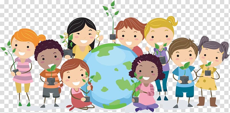 International Mother Earth Day April 22 Planet, Creative cartoon characters to Earth transparent background PNG clipart