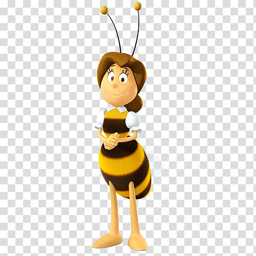 female character bee illustration, Miss Cassandra transparent background PNG clipart