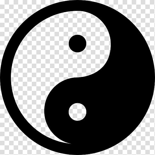 Taijitu Yin and yang , yin yan transparent background PNG clipart