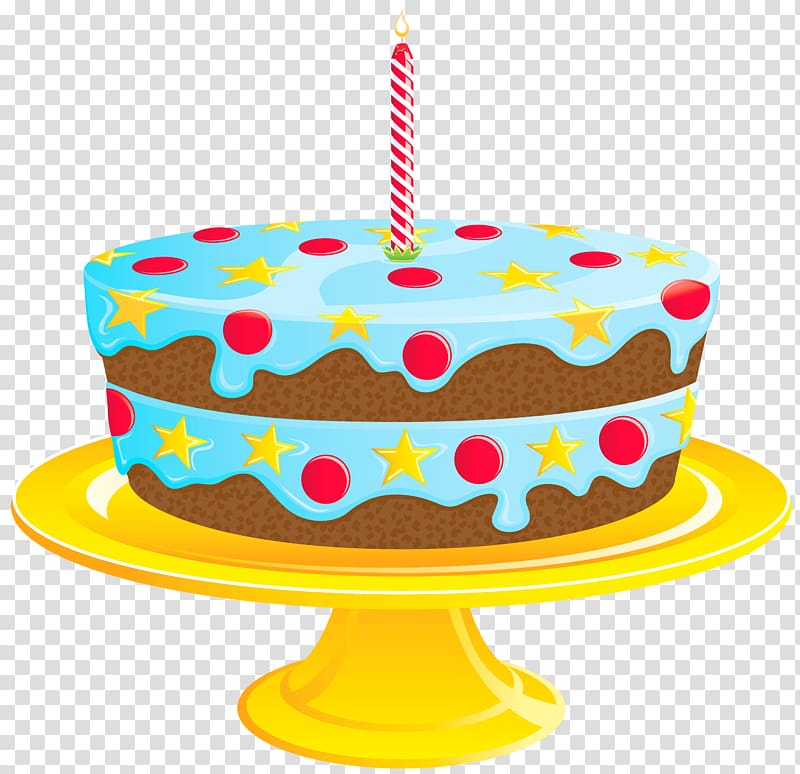 Blue and brown cake with candle on tray illustration, Birthday cake , Blue  Birthday Cake transparent background PNG clipart | HiClipart