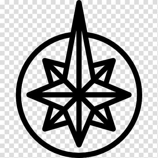 Pole star North Compass rose Navigation, famous family wind transparent background PNG clipart