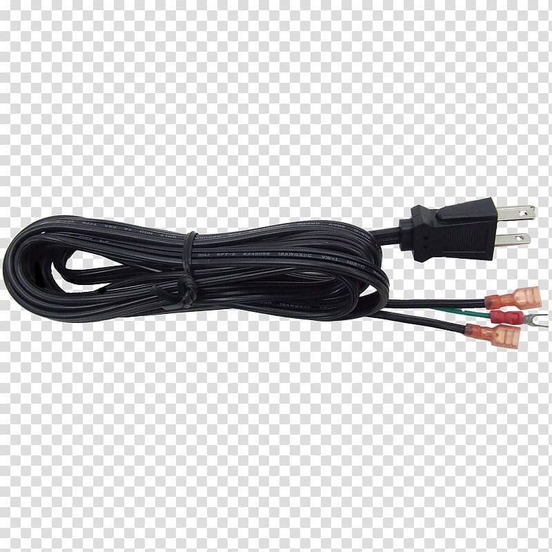 Power cord Coaxial cable Extension Cords Electrical cable Electrical connector, power cord transparent background PNG clipart