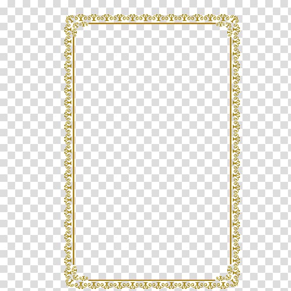 brown frame, Rectangle Pattern, Gold frame transparent background PNG clipart