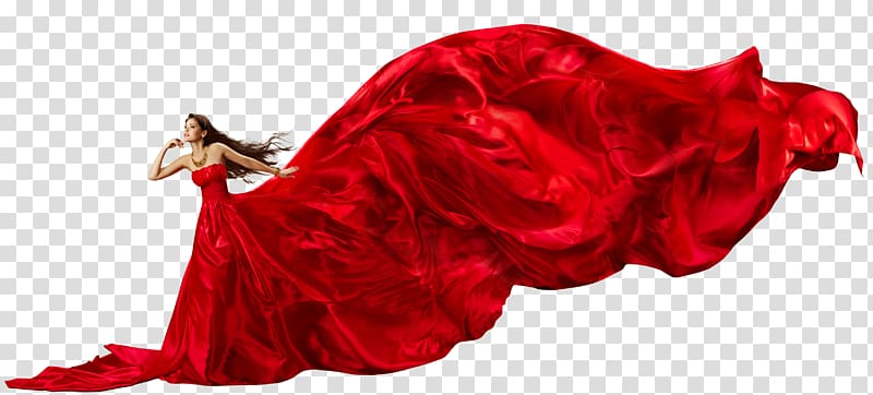 woman in red strapless floor-length dress illustration, Dress Gown Clothing, Dressed in red dress of Europe and the United States beautiful models transparent background PNG clipart