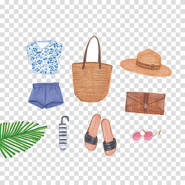 Beach Vacation Seaside resort, Beach vacation with transparent background PNG clipart