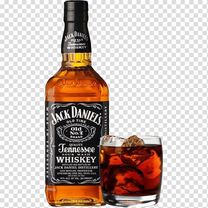 Distilled beverage Tennessee whiskey Jack Daniel\'s Bourbon whiskey, wine transparent background PNG clipart