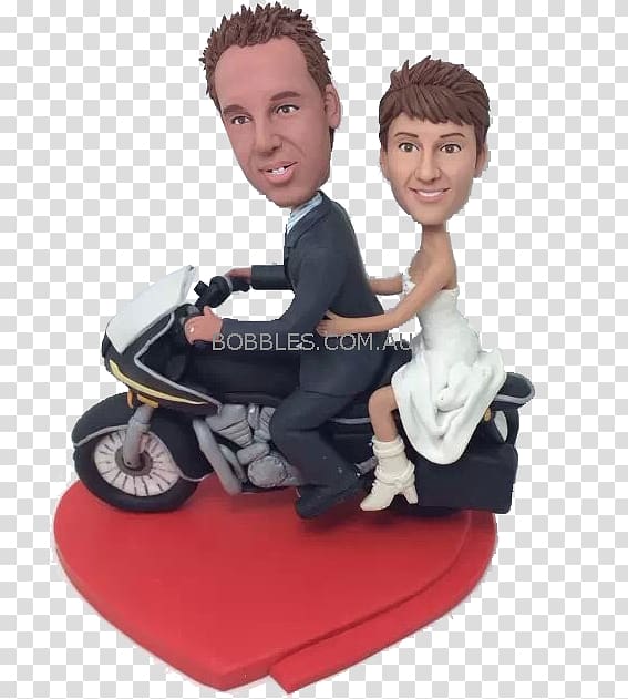 Car Scooter Bobblehead Motorcycle Vehicle, couple motorcycle transparent background PNG clipart