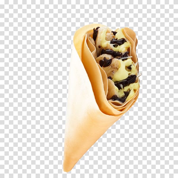 Ice cream Crêpe Chocolate Cookies and cream, japan crepes transparent background PNG clipart