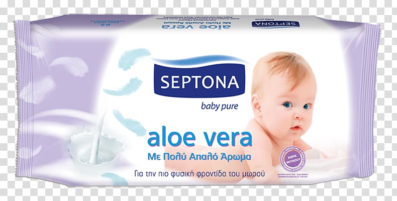 Aloe vera Child Wet wipe Skin care Infant, Baby wipes transparent background PNG clipart