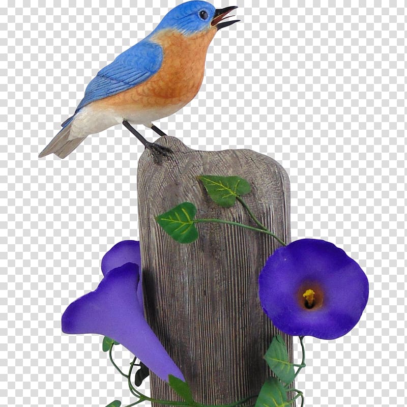 Wood carving Sculpture Art Eastern bluebird, wood transparent background PNG clipart