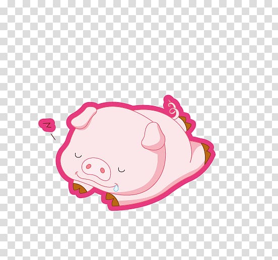 Domestic pig Boar taint Animal slaughter u69d0u732a , Cute pig transparent background PNG clipart