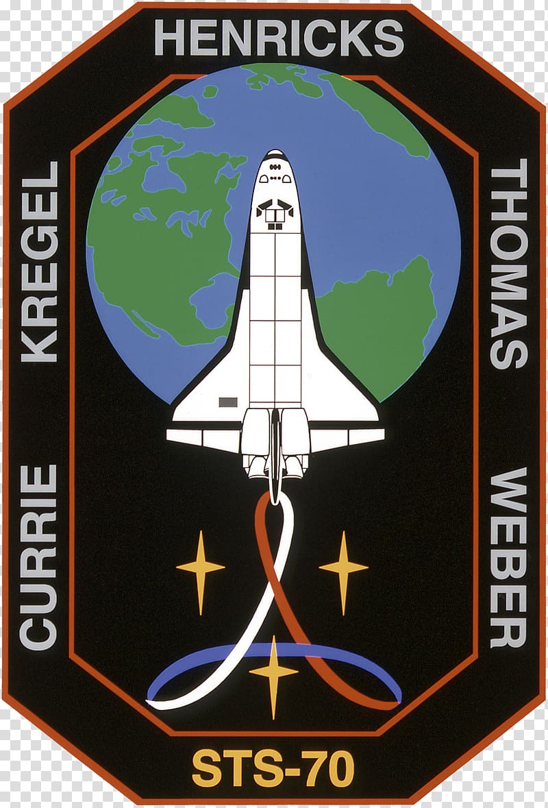 STS-70 Kennedy Space Center Space Shuttle program STS-61 Cape Canaveral, space shuttle transparent background PNG clipart