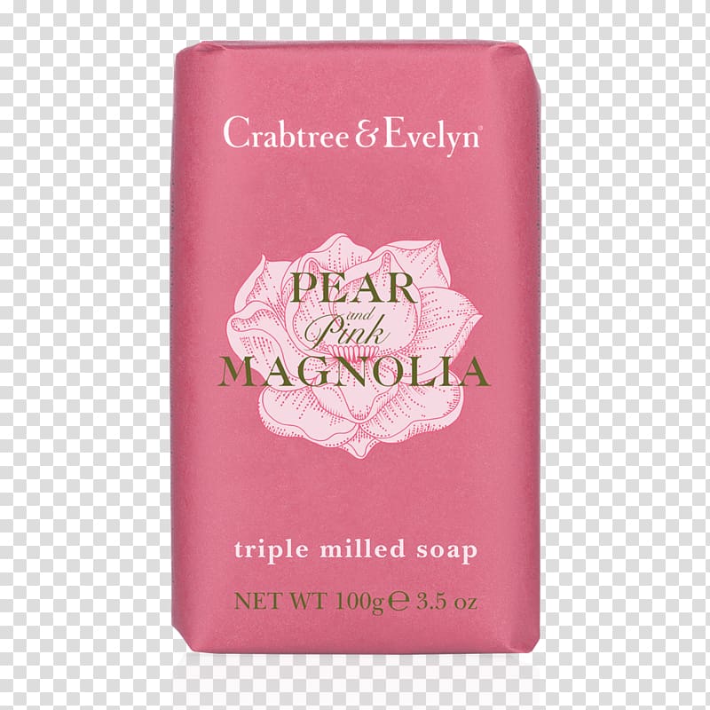 Perfume Soap Crabtree & Evelyn Caswell-Massey Yardley of London, pink magnolia transparent background PNG clipart