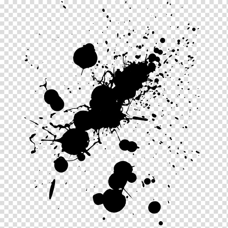 Black and white Ink, others transparent background PNG clipart | HiClipart