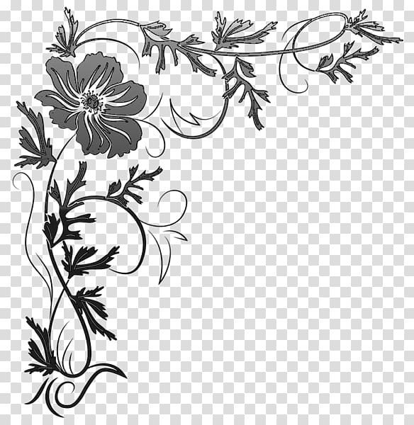 Floral design Drawing Visual arts Cut flowers, desen transparent background PNG clipart
