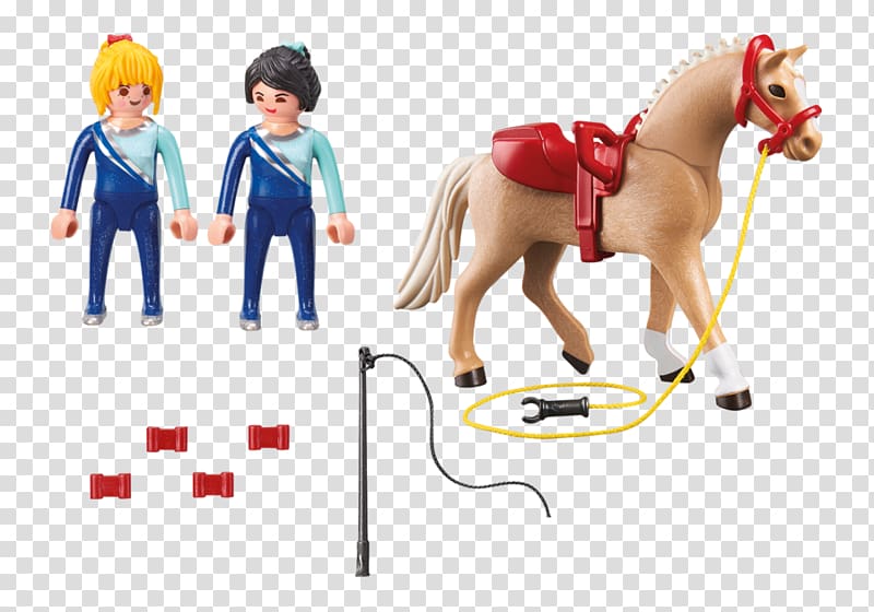 Horse Pony Equestrian vaulting Playmobil, horse transparent background PNG clipart