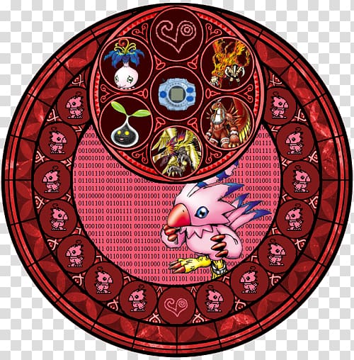 Guardromon Digimon Evolution Stained glass Art, matt ishida transparent background PNG clipart