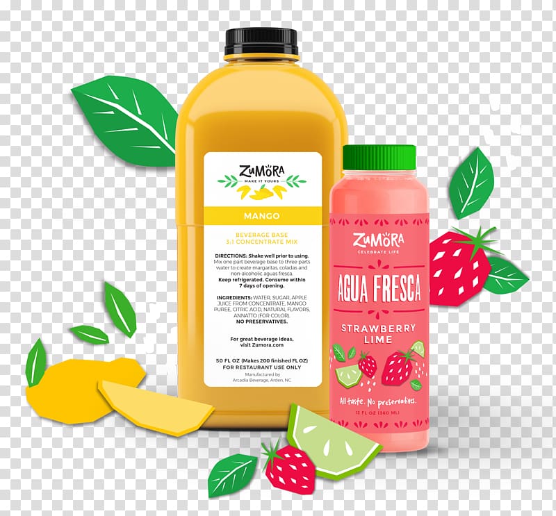 Aguas frescas Juice Drink Product Food, lemon mint cucumber lime water transparent background PNG clipart