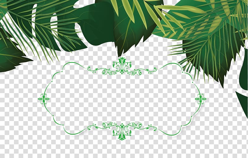 green leaves , Leaf Template, Summer leaves decorative material transparent background PNG clipart