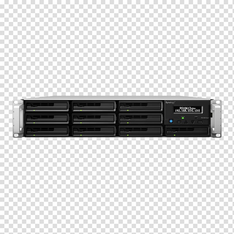 Intel Xeon Computer Servers Disk array Barebone Computers, rack transparent background PNG clipart