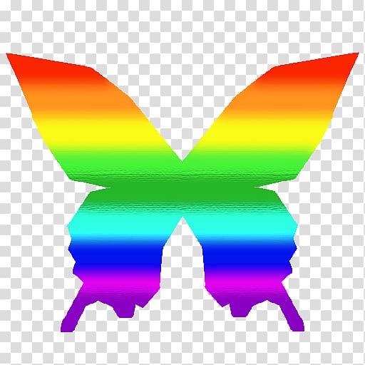 Butterfly Cross-stitch Embroidery , rainbow butterfly transparent background PNG clipart