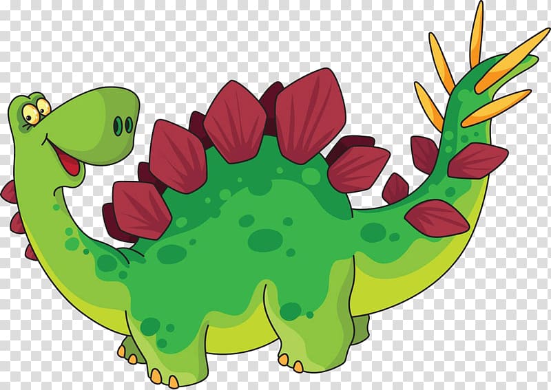 Dinosaur Cartoon Illustration, Cute dinosaurs transparent background PNG clipart