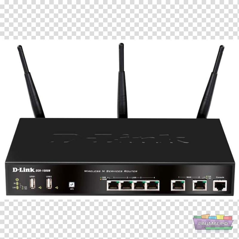 D-Link Unified Services Router DSR-1000N Wireless router, 4-port switch (integrated), EN, Fast EN, GB EN, IEEE 802.11b, IEEE 802.11a, IEEE 802.11g, IEEE 802.11n D-Link Unified Services Router DSR-1000N Wireless router, 4-port switch (integrated), EN,, others transparent background PNG clipart