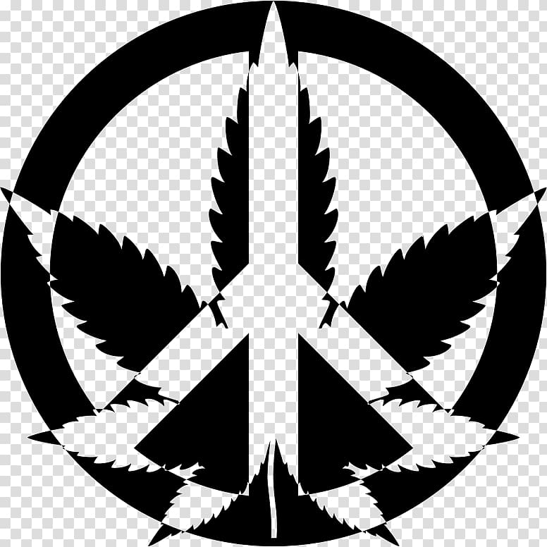 Cannabis smoking Peace symbols Legality of cannabis, weed transparent background PNG clipart