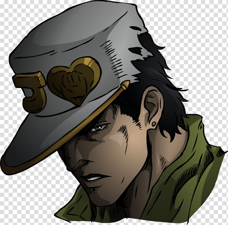 🌈🧢 Aesthetic Jotaro Kujo PNG Sticker