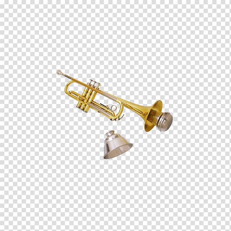 Mute Trumpet Musical instrument Brass instrument Violin, Decorative pattern musical elements transparent background PNG clipart