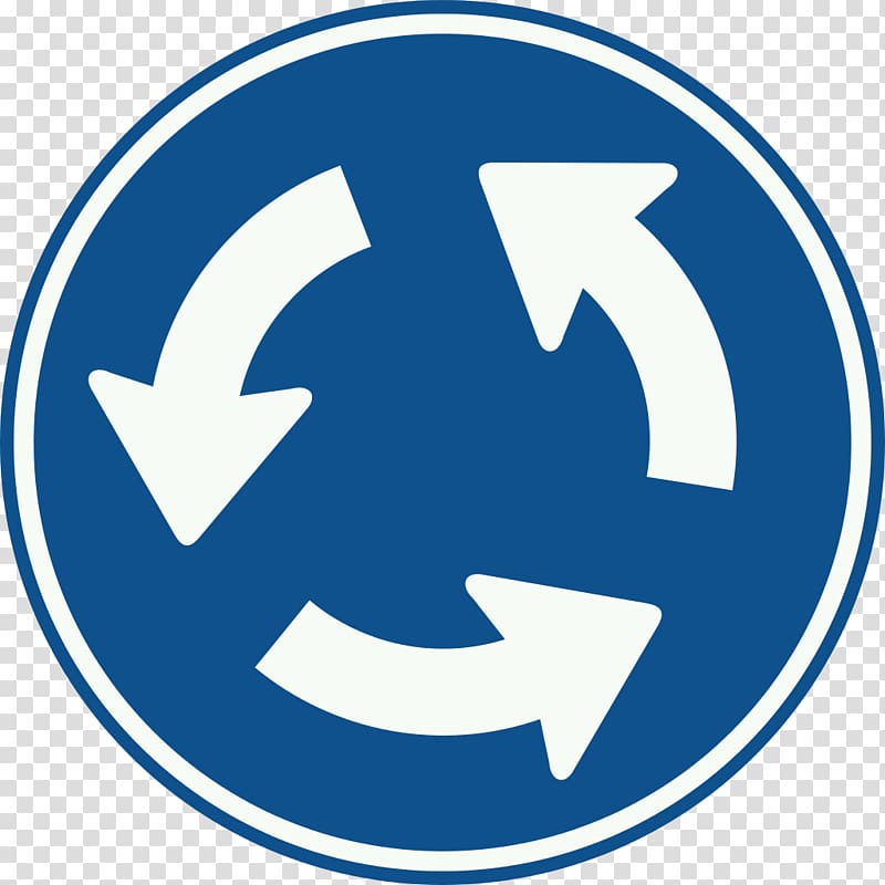 Roundabout Traffic sign Reglement verkeersregels en verkeerstekens 1990 Hak utama pada persimpangan Bildtafel der Verkehrszeichen in den Niederlanden, road transparent background PNG clipart