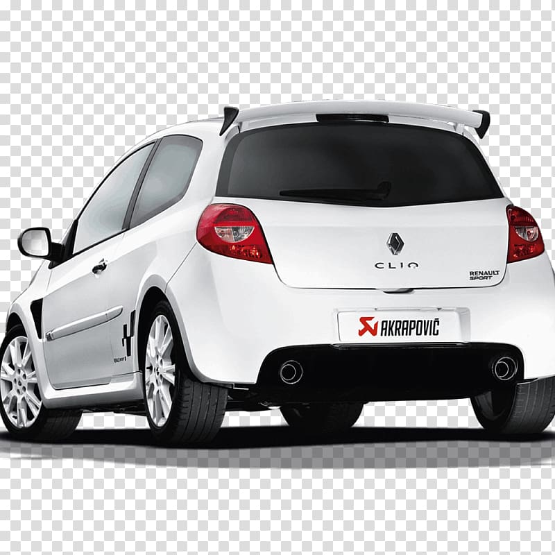 Car Clio Renault Sport Exhaust system Renault Clio, car transparent background PNG clipart