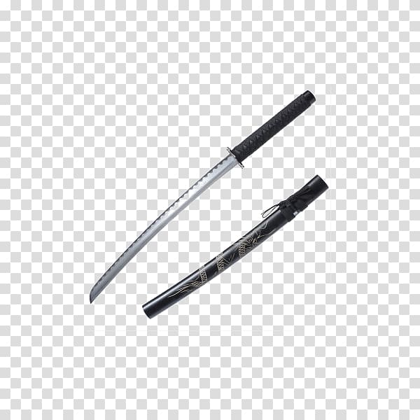 Knife Sword Katana Dao, Longquan sword samurai sword Tang sword short paragraph transparent background PNG clipart