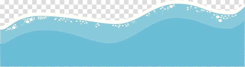 blue sea waves illustration, Sky Area Font, Water border texture transparent background PNG clipart