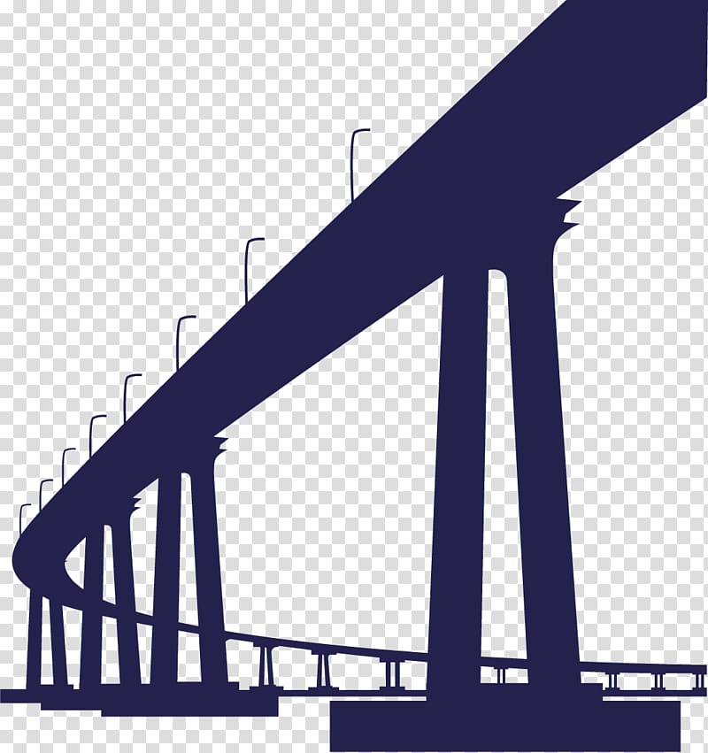 blue bridge illustration, Qatar Architectural engineering Civil Engineering Company, civil engineering transparent background PNG clipart