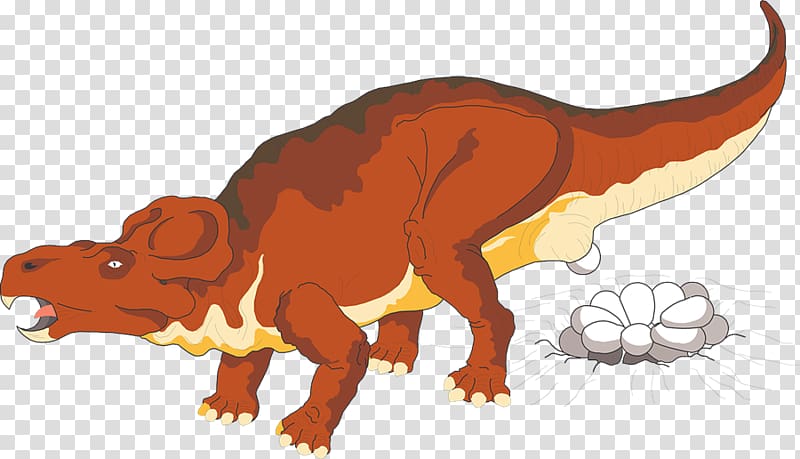 Protoceratops Oviraptor Ankylosaurus Dinosaur Egg, Extinct transparent background PNG clipart