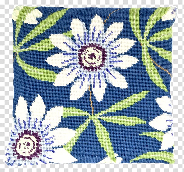 Needlepoint Needlework Crewel embroidery Stitch Pattern, pillow transparent background PNG clipart