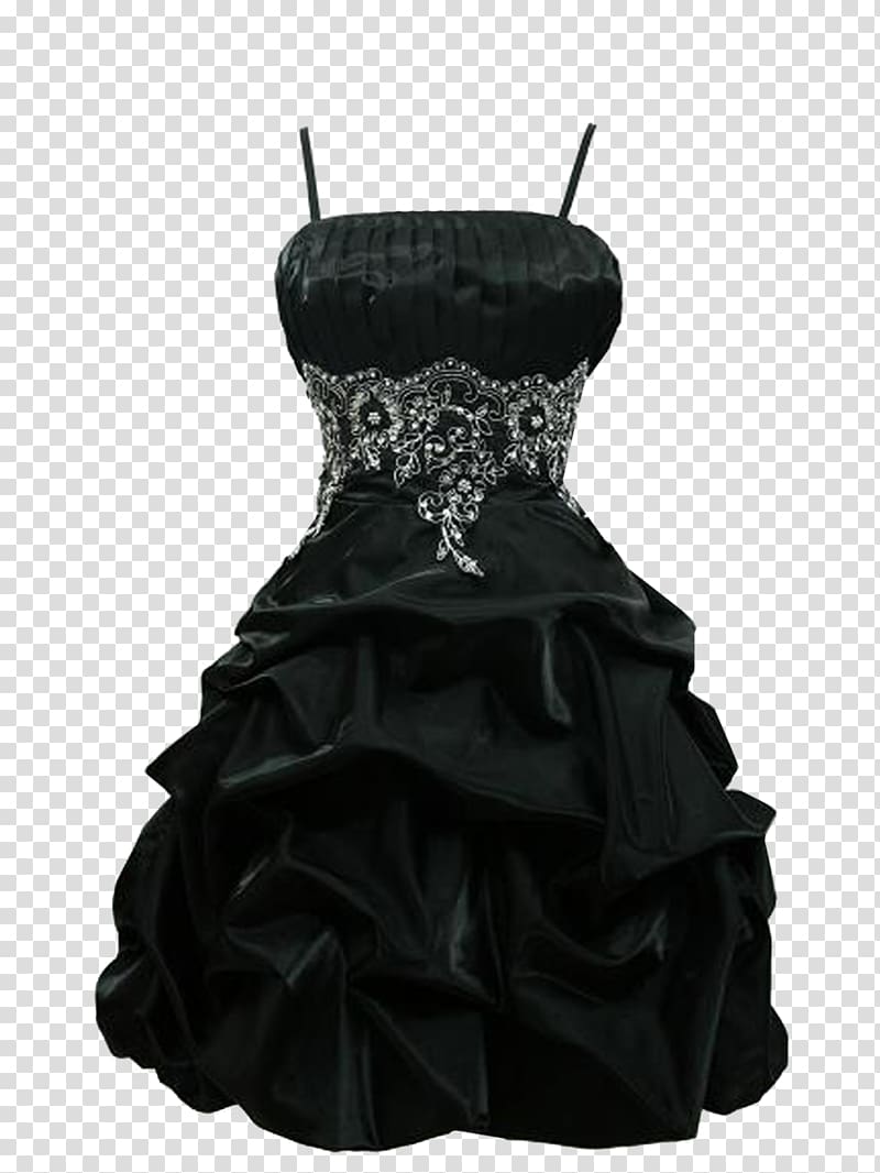 Little black dress Gown Corset, Dress Free transparent background PNG clipart