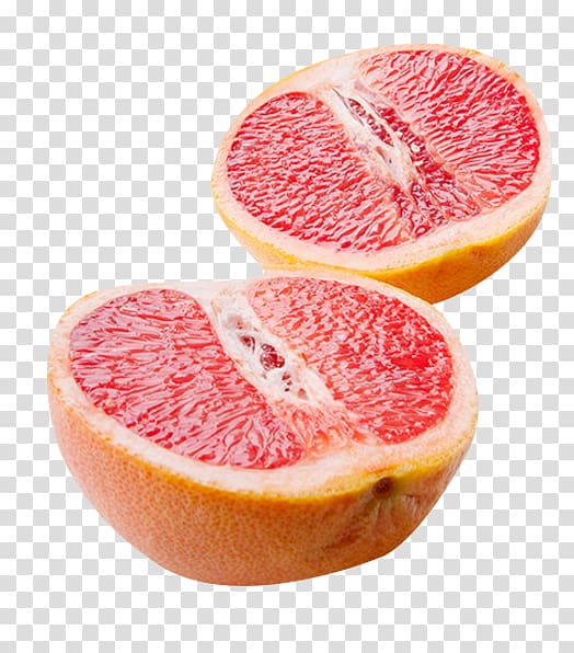 Grapefruit juice Blood orange Pomelo Tangerine, Cut half of the grapefruit transparent background PNG clipart