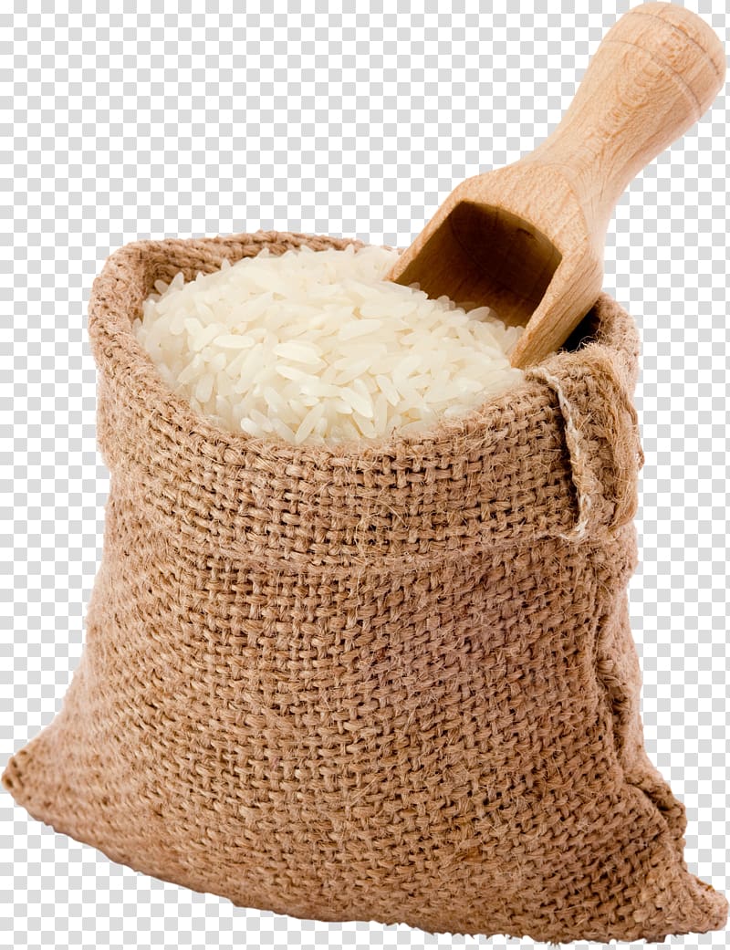 brown sack of rice, Bag Gunny sack Rice Greek cuisine Jute, Rice sacks transparent background PNG clipart