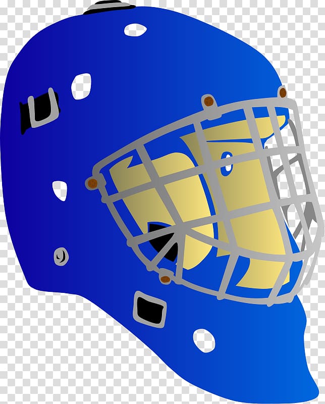 Goaltender mask Hockey Goalkeeper , Hockey Goalie transparent background PNG clipart