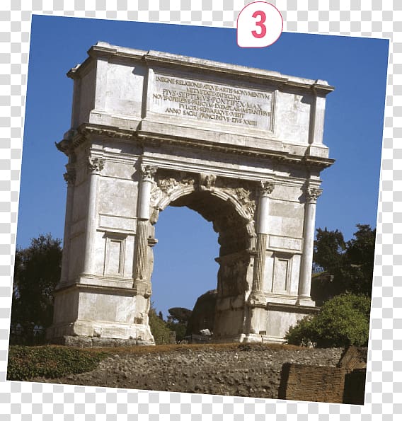 Arch of Titus Roman Forum Arch of Septimius Severus Via Sacra Arch of Trajan, arc de triomphe transparent background PNG clipart