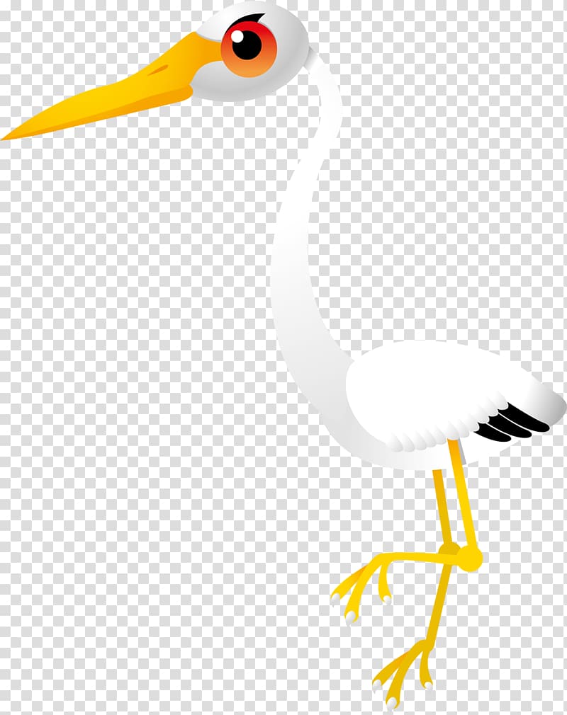 Red-crowned crane Cygnini Bird, crane transparent background PNG clipart