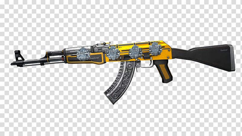 Counter-Strike: Global Offensive AK-47 Weapon M4 carbine Firearm, machine gun transparent background PNG clipart