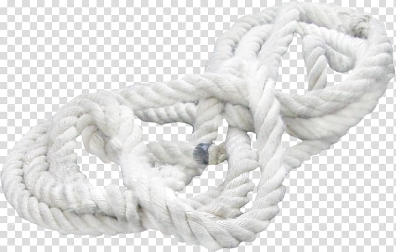 Rope Knot White, White rope transparent background PNG clipart
