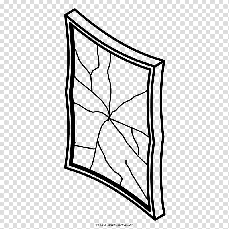 Black and white Drawing Line art Mirror Coloring book, mirror transparent background PNG clipart