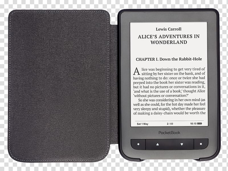 eBook reader 15.2 cm PocketBookTouch Lux E-Readers PocketBook International E-book Pocketbook Basic Lux darkbrown, others transparent background PNG clipart