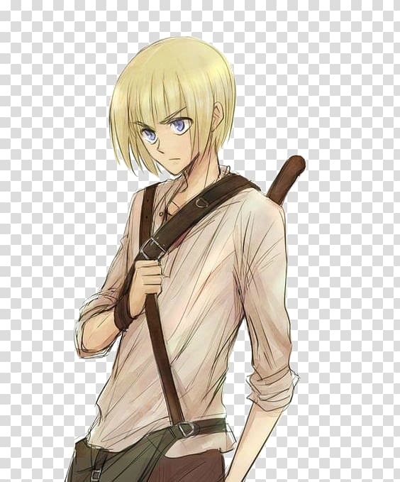 Armin Arlert Eren Yeager Attack on Titan Mikasa Ackerman Anime, Anime transparent background PNG clipart