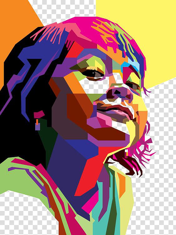 Adobe Illustrator Graphic design Illustration, Creative Girl transparent background PNG clipart