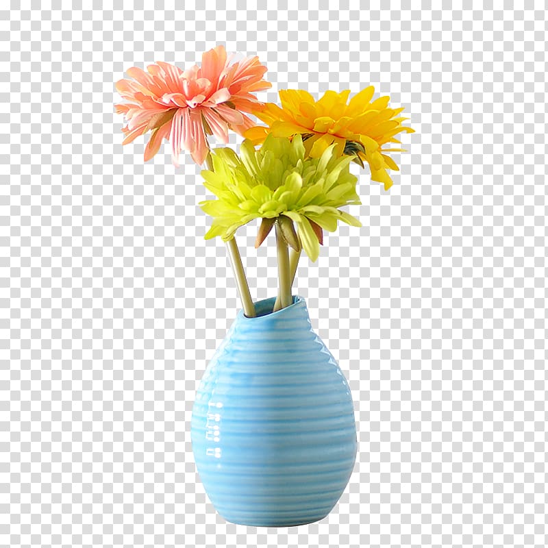 orange, yellow, and green gerbera daisy flower arrangement in vase, Vase Ceramic Child Cuteness Symptom, vase transparent background PNG clipart